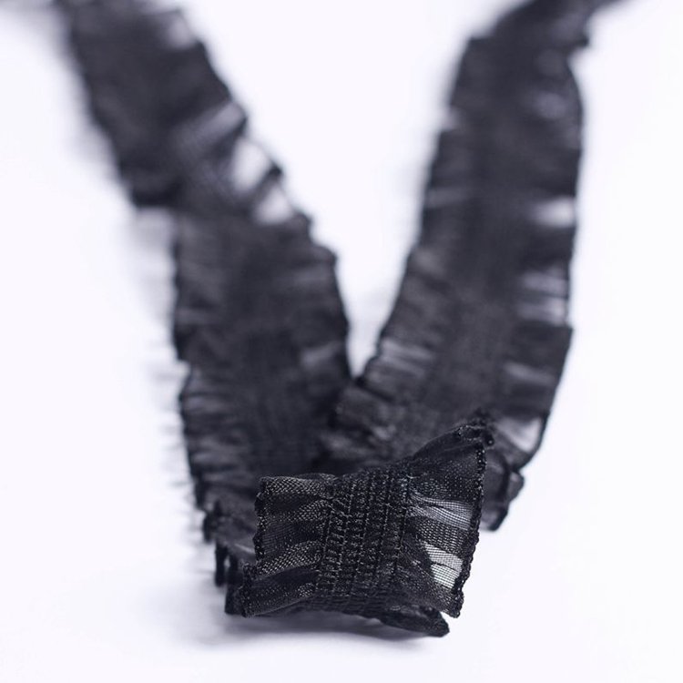New Arrival Nylon Lace Organza Elastic Band Ribbon for Garment Accessory