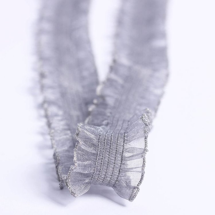 New Arrival Nylon Lace Organza Elastic Band Ribbon for Garment Accessory