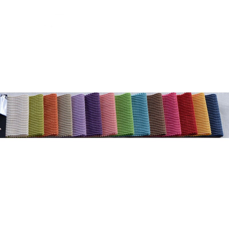 Custom design corduroy rib velour sofa fabric velvet upholstery fabric