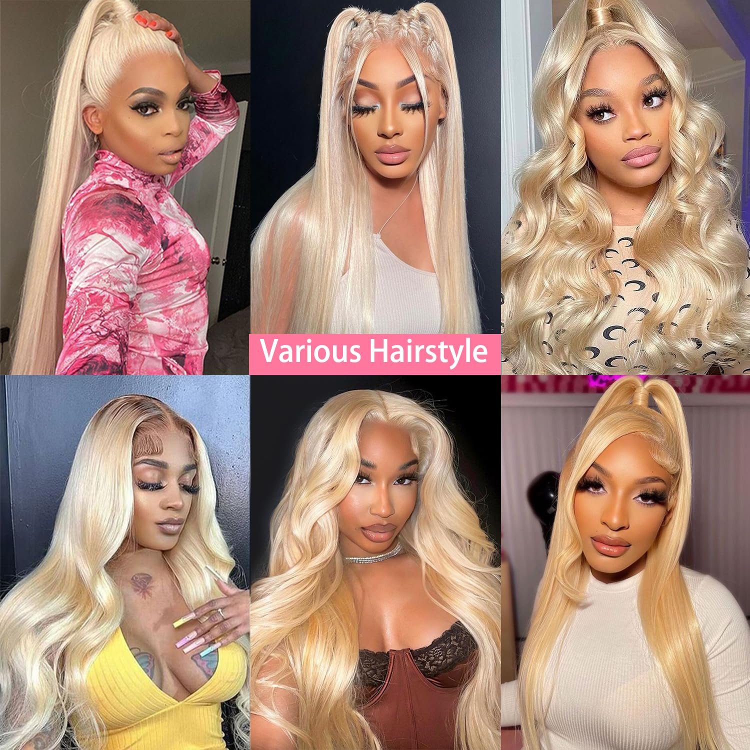 180% 30 Inch 613 hd Lace Frontal Wig Blonde Body Wave Lace Front Wig 13x4 Pre Plucked Lace Front Human Hair Wigs For Women