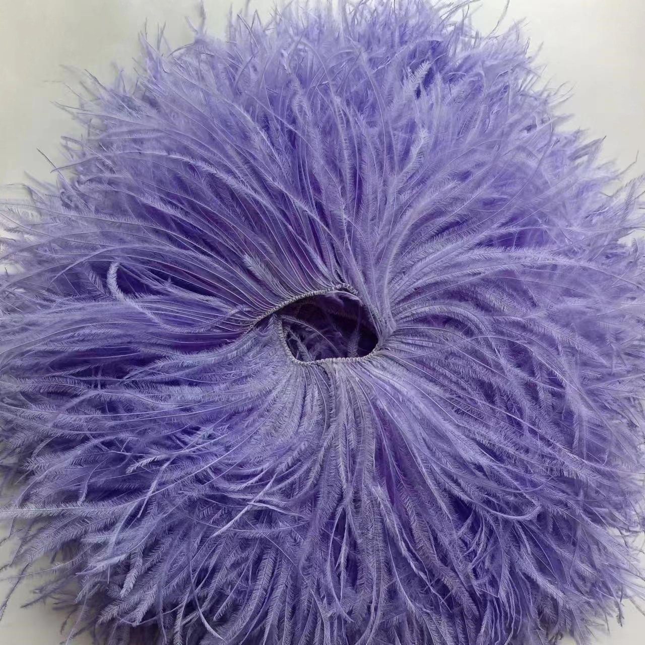 Sewing feathers fringe 10-15cm Fluffy Ostrich Feather fringe trimming lace trim on cord for party costume dress cloth decor