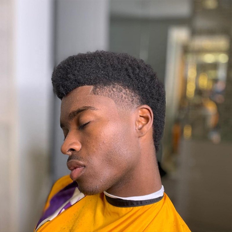 InvisHair $99 Wholesale 8x10 Afro Toupee Swiss lace+PU hair system Men's hair Loss products Toupee