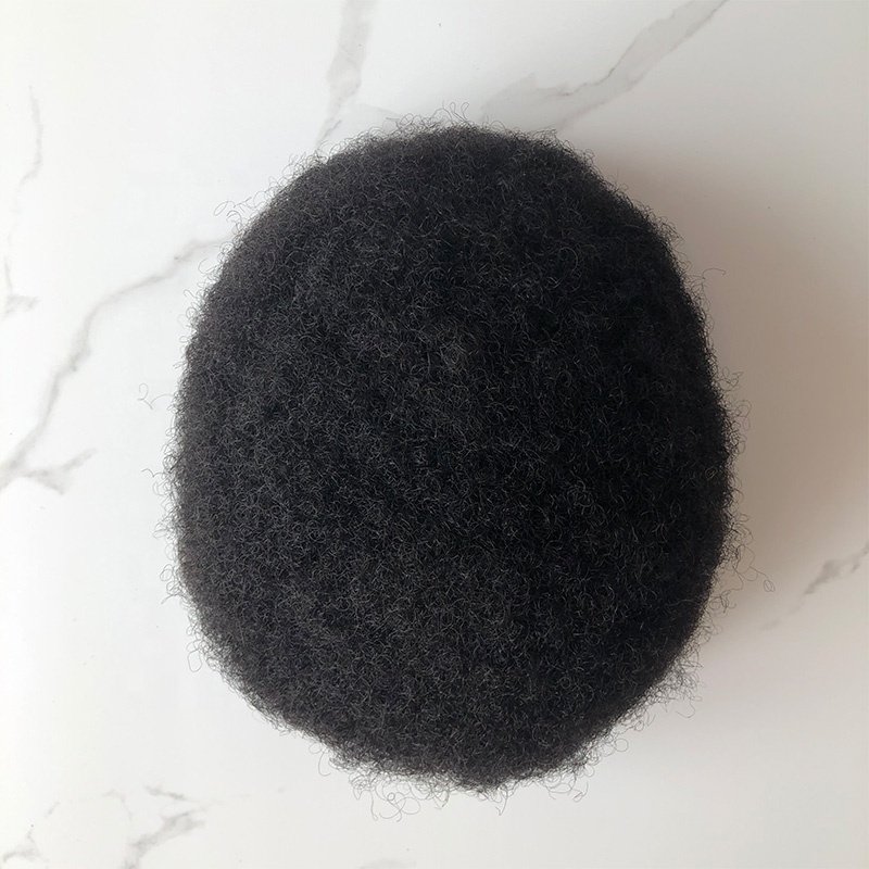 InvisHair $99 Wholesale 8x10 Afro Toupee Swiss lace+PU hair system Men's hair Loss products Toupee