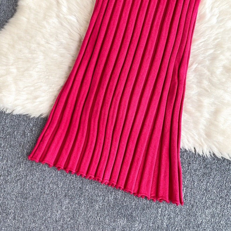 2024 New V-Neck Summer Women Dress Beach Sleeveless Patchwork Unique Knitting Bodycon Elegant Dresses Casual Long Maxi Dresses