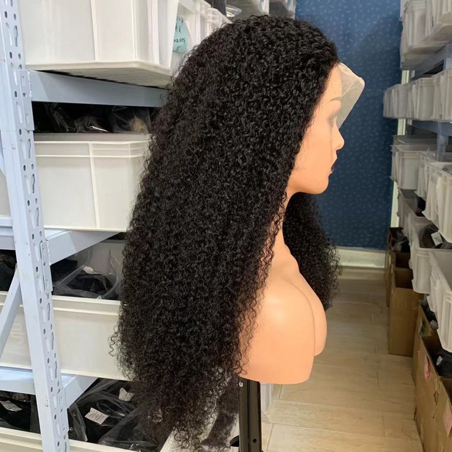 Kinky curly wigs human hair 4*4/5*5/13*4/13*6/full lace front wig colored wig for black women wholesale price