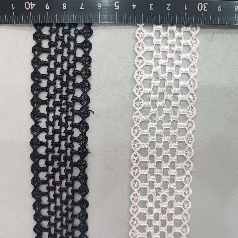 Wholesale polyester embroidery lace width 3.6 cm used for clothing home textile curtain wedding dress ingredients