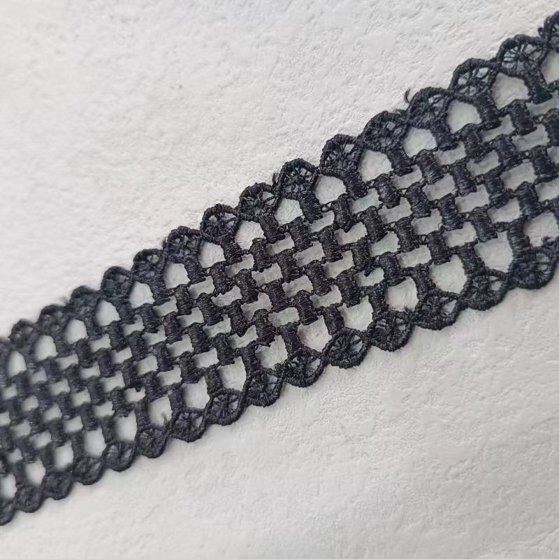 Wholesale polyester embroidery lace width 3.6 cm used for clothing home textile curtain wedding dress ingredients