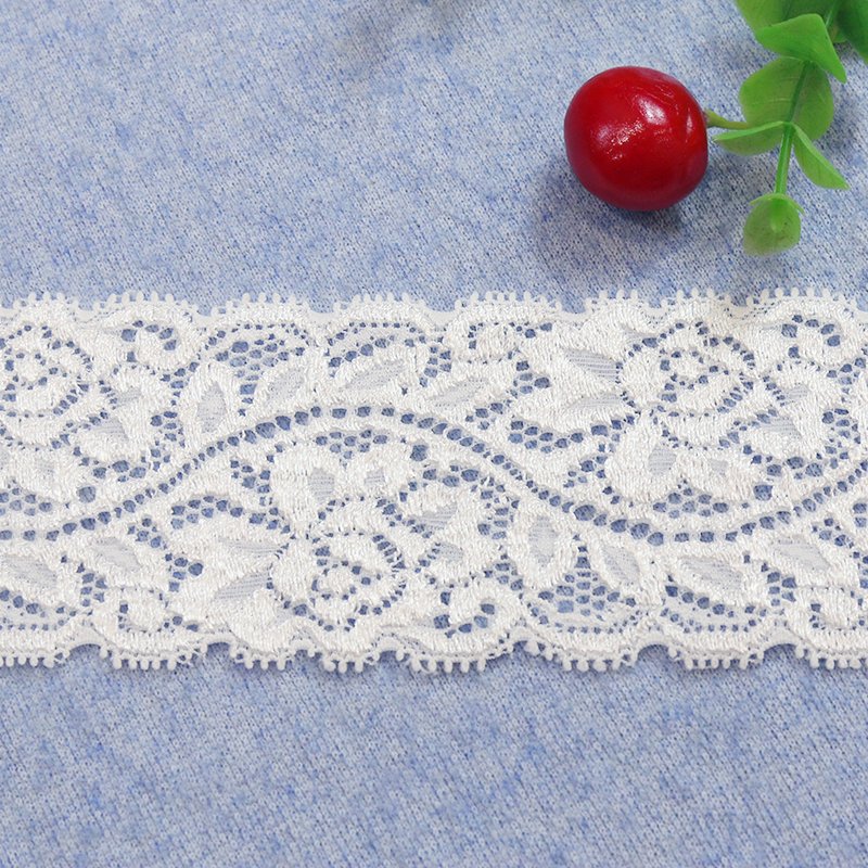 High-quality fashionable lace 6 cm white new pattern lace Factory wholesale cheap lace