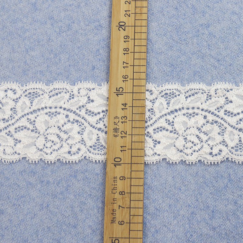 High-quality fashionable lace 6 cm white new pattern lace Factory wholesale cheap lace