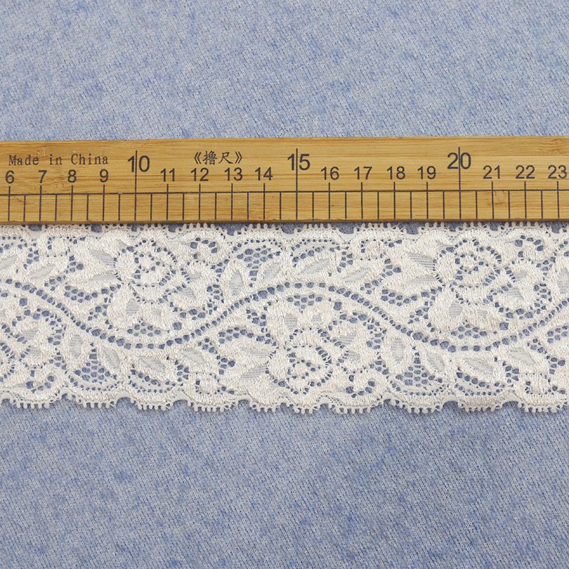 High-quality fashionable lace 6 cm white new pattern lace Factory wholesale cheap lace