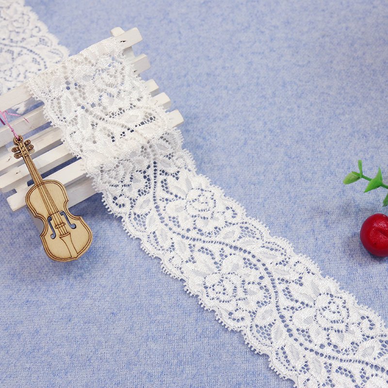 High-quality fashionable lace 6 cm white new pattern lace Factory wholesale cheap lace