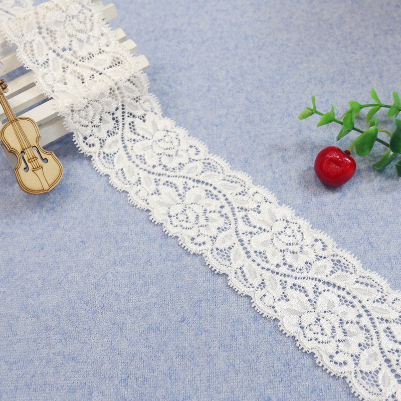 High-quality fashionable lace 6 cm white new pattern lace Factory wholesale cheap lace