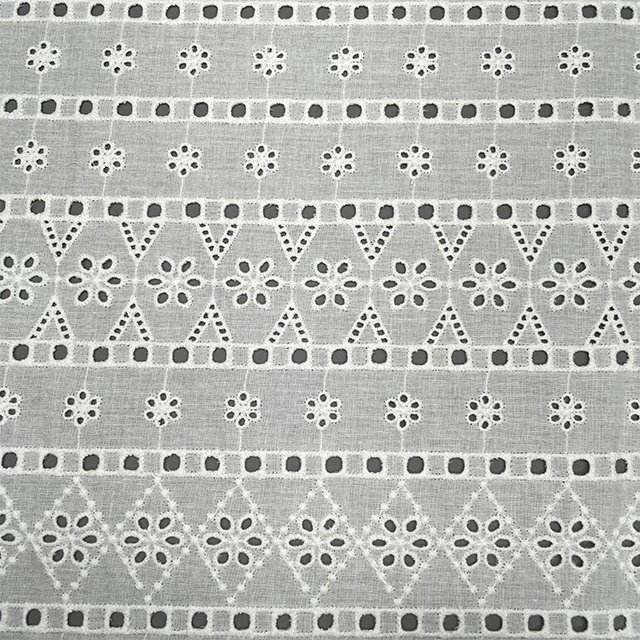 TUTON Top Quality TC Cotton French Beaded Lace Embroidery Fabric For Dress