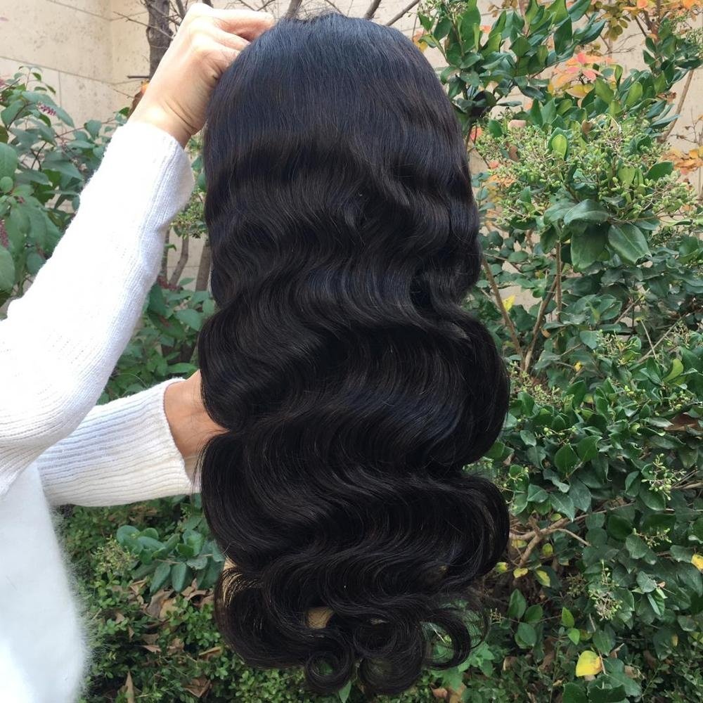 2022 New Arrive Wholesale 100% Cuticle Aligned Human Hair Nature Color Deep Wave Lace Frontal Wig