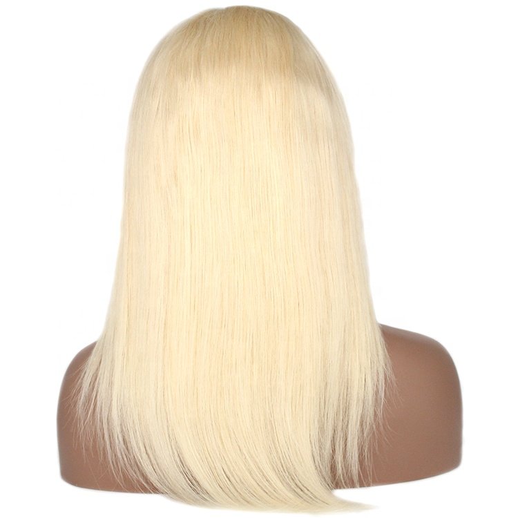 2022 New Arrive Wholesale 100% Cuticle Aligned Human Hair Nature Color Deep Wave Lace Frontal Wig