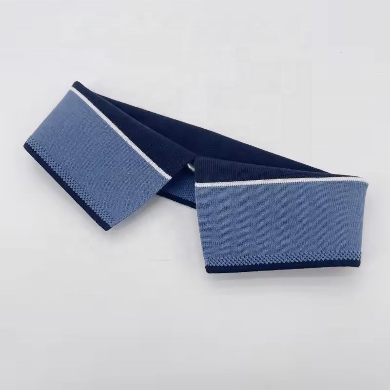 Factory direct sales cotton spandex jacquard collar rib Neckline Knitting Rib
