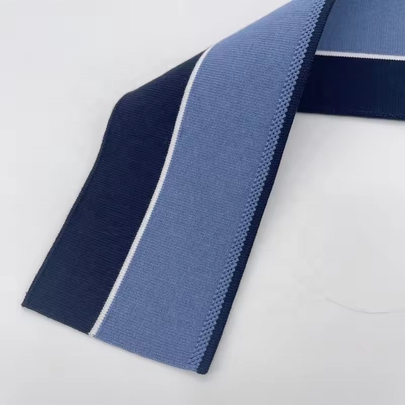 Factory direct sales cotton spandex jacquard collar rib Neckline Knitting Rib
