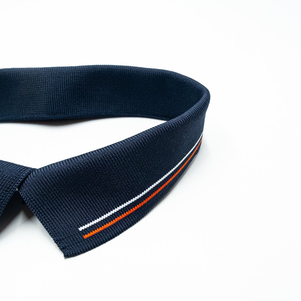 Custom Eco-friendly 98% cotton 2% spandex Stripe rib knit collar, neckline knit rib