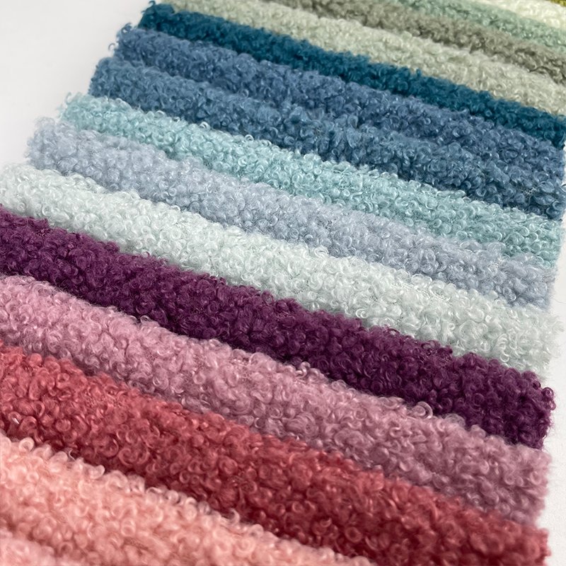 Textile Fabrics Thick Teddy Fleece fabric Loops Curly Velvet Boucle Sofa fabric Home Textiles