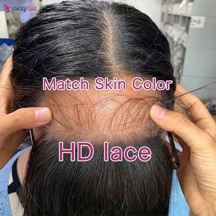 Best Quality Cuticle Aligned Thin Transparent HD Lace Frontal/Closure, Pre Plucked 13x6 Virgin Transparent Swiss HD Lace Frontal