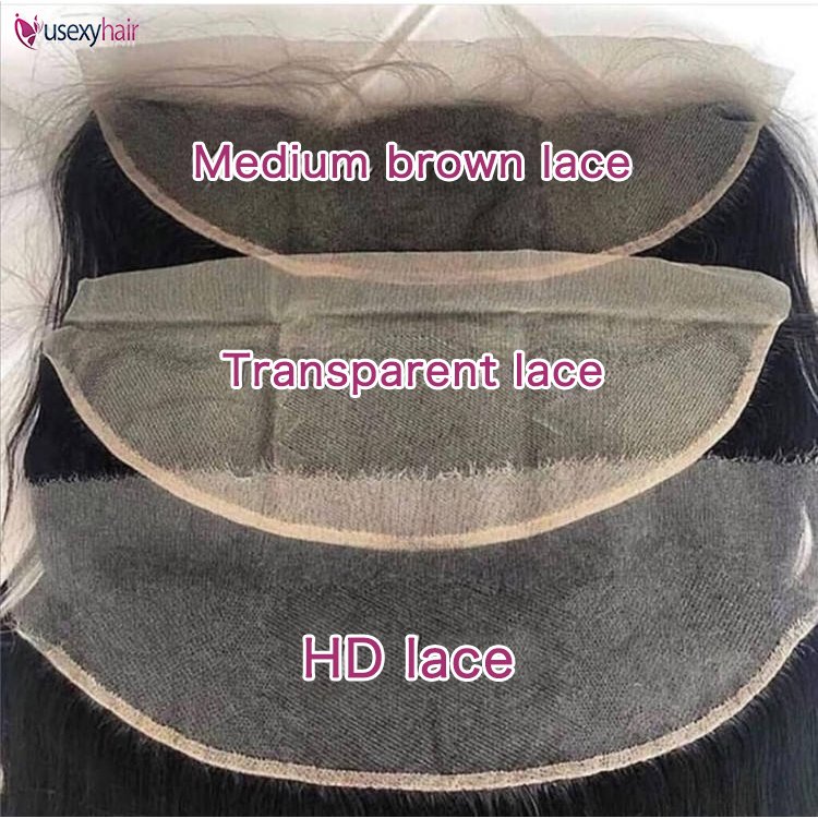 Best Quality Cuticle Aligned Thin Transparent HD Lace Frontal/Closure, Pre Plucked 13x6 Virgin Transparent Swiss HD Lace Frontal