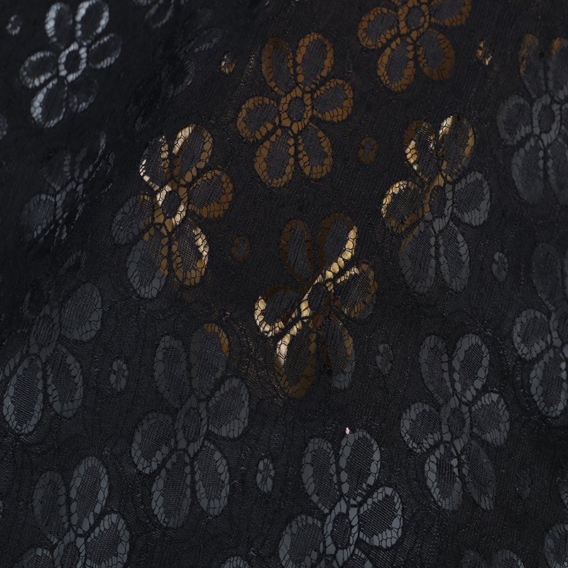 Factory Supplier Nylon Polyester Floral Lace Fabric for Women Dress
