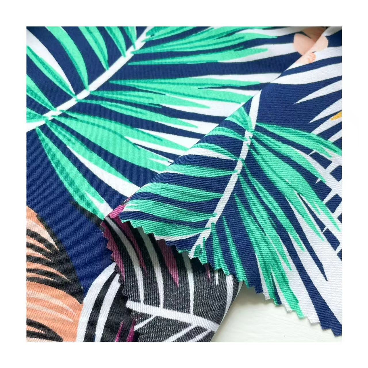 Manufacturers direct stock four way stretch printed woven fabric for dresses, shirts and other women's clothes