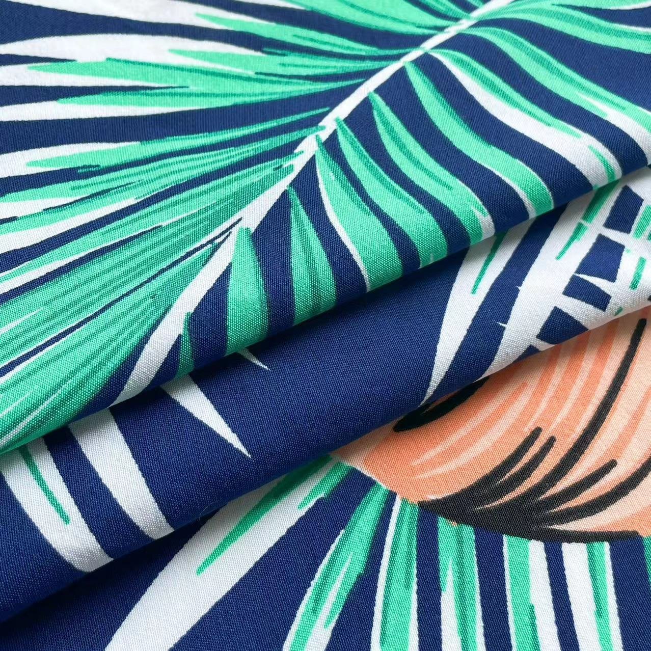 Manufacturers direct stock four way stretch printed woven fabric for dresses, shirts and other women's clothes