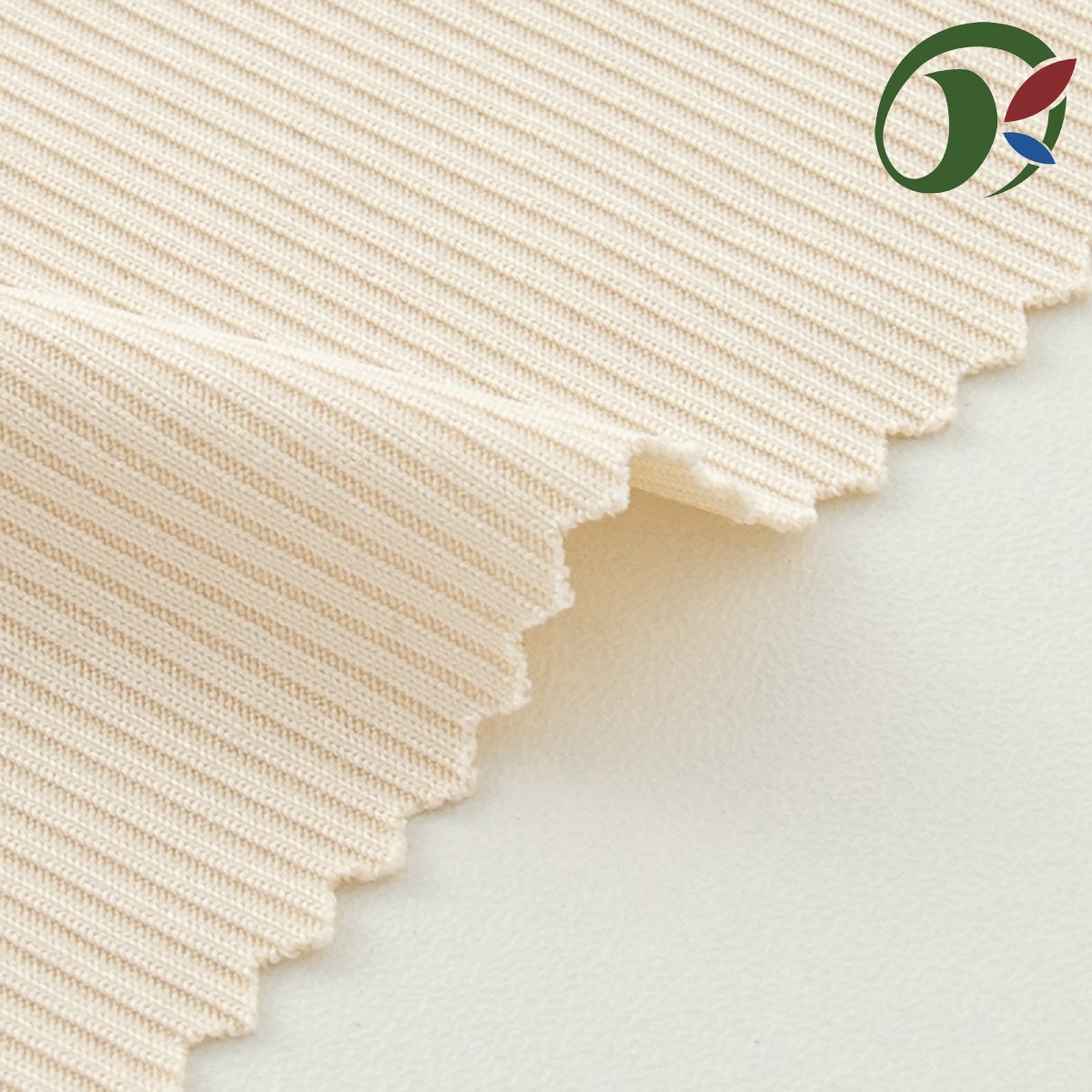 Ribbed fabric, polyester spandex knitted fabric, suitable as clothing raw material for T-shirts and dresses