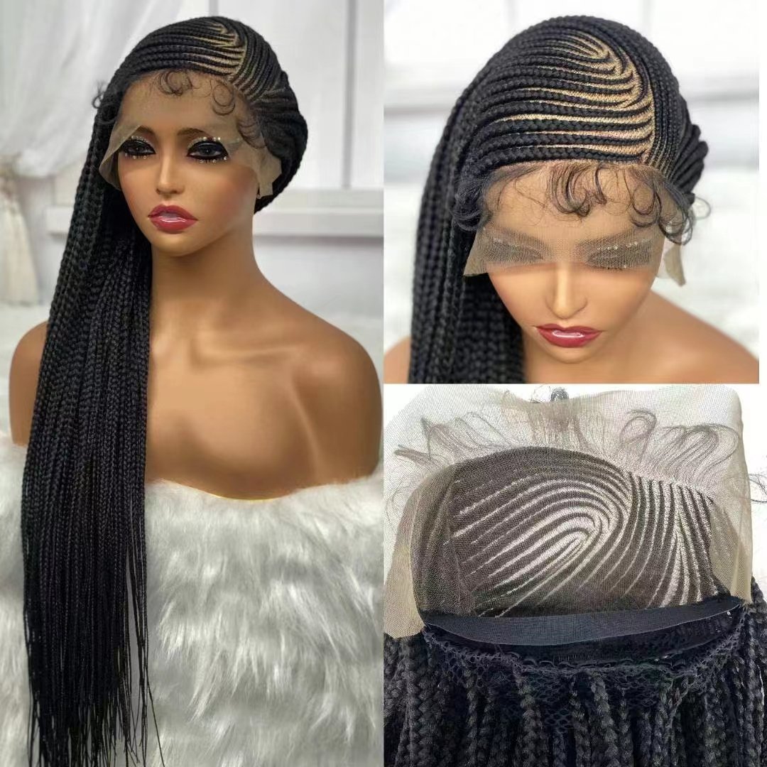 Brazilian Virgin Hair Braiding Wig Human Hair lace front 360 Full Lace Human Hair Wig Cheap HD Lace Frontal Wig For Black Women