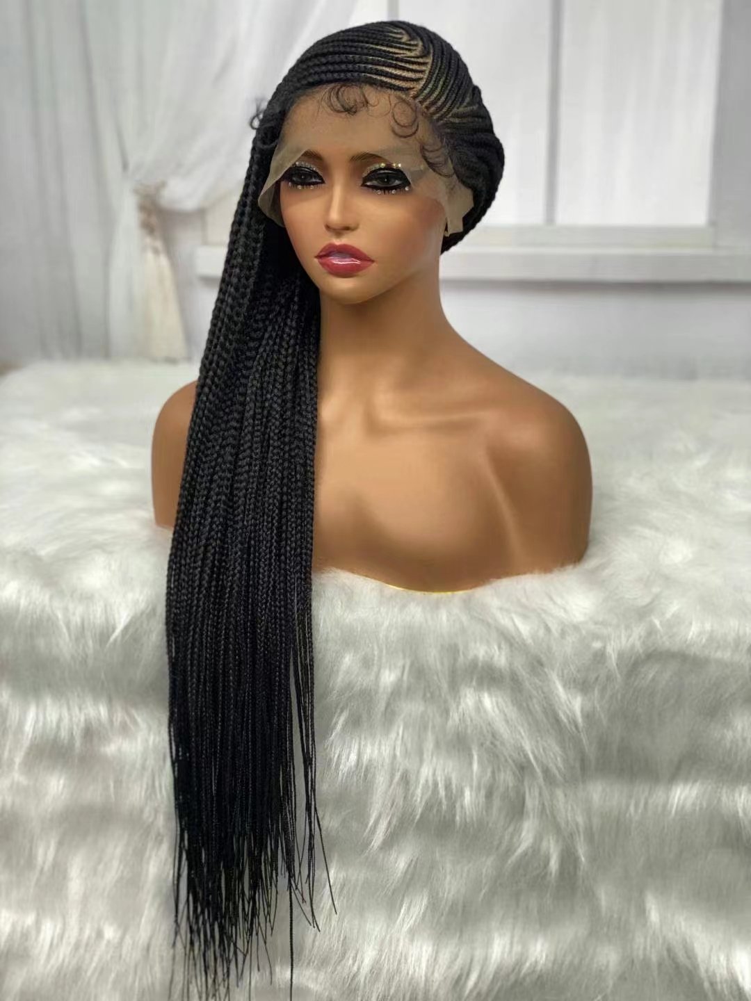 Brazilian Virgin Hair Braiding Wig Human Hair lace front 360 Full Lace Human Hair Wig Cheap HD Lace Frontal Wig For Black Women