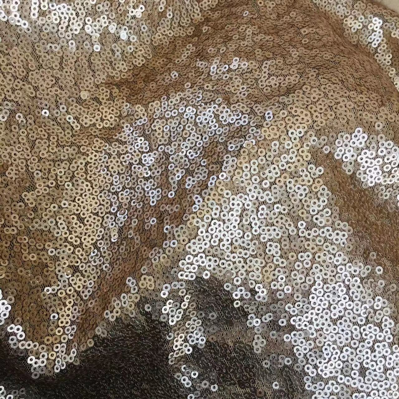 Multi-colors women's summer clothing elegant sequin fabric luxury beaded lace fabric for party dress