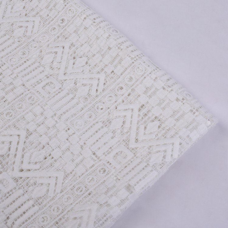 HA-16111 Fashion chemical lace embroidery decorative polyester embroidery lace fabric