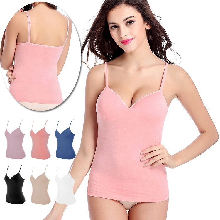 Wholesale Women's Cup One-piece Lace Modal Halter Vest Unrimmed Halter Base Large Size Underwear vest