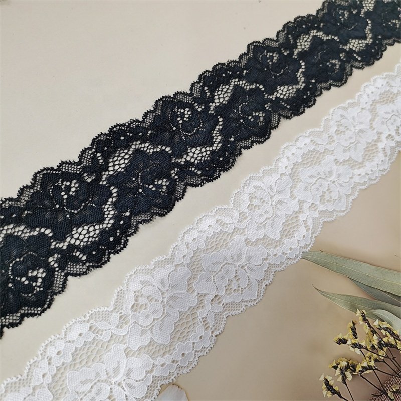 Wholesale Good Quality New Fancy Stretch Elastic Lace Trim For Underwear And Lingerie