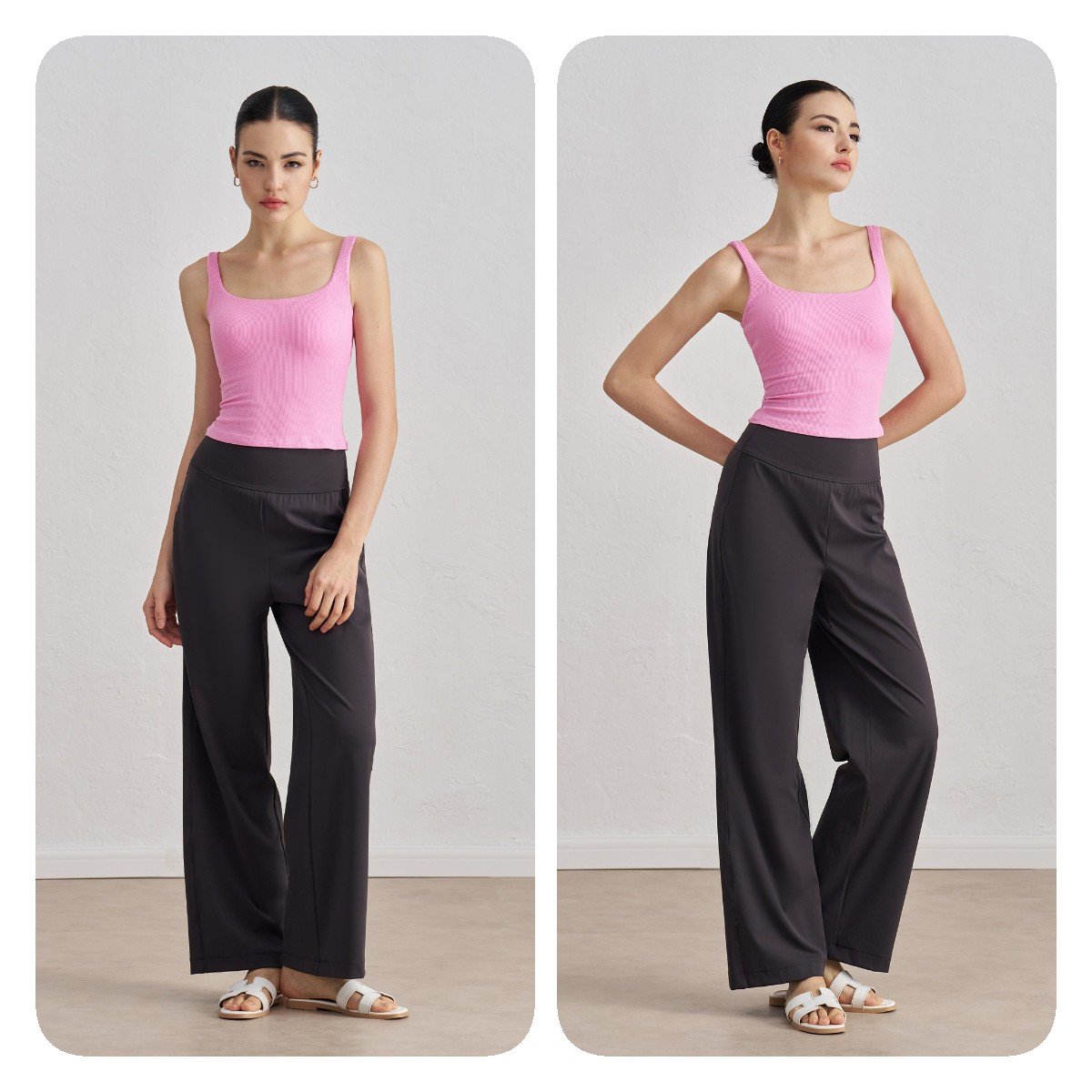 YISHENHON In Stock Low Square necked Skin Friendly Removable Cup Crop Yoga Gym Bras For women Ribbed Fitness Sports Tanks Tops