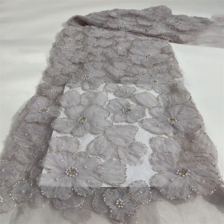 New multi-color disc flower embroidery fabric bead beads wedding dress fabric bead tube embroidery