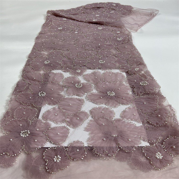 New multi-color disc flower embroidery fabric bead beads wedding dress fabric bead tube embroidery