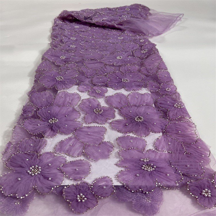 New multi-color disc flower embroidery fabric bead beads wedding dress fabric bead tube embroidery