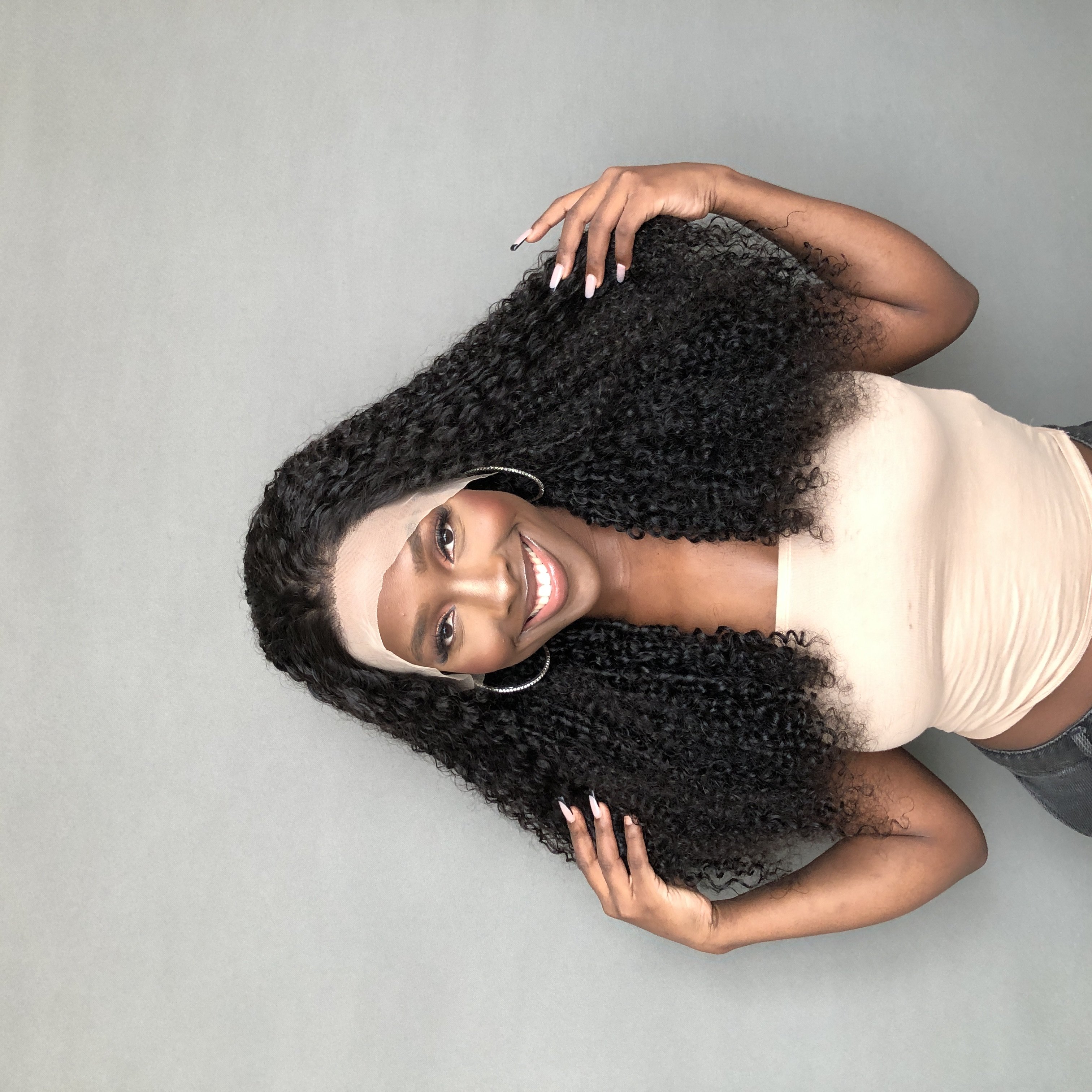Most Popular Sdd Natural Pixie Curly Lace Frontal Wig Loose Deep Wave Human Hair Hd Lace Front Wigs For Black Women