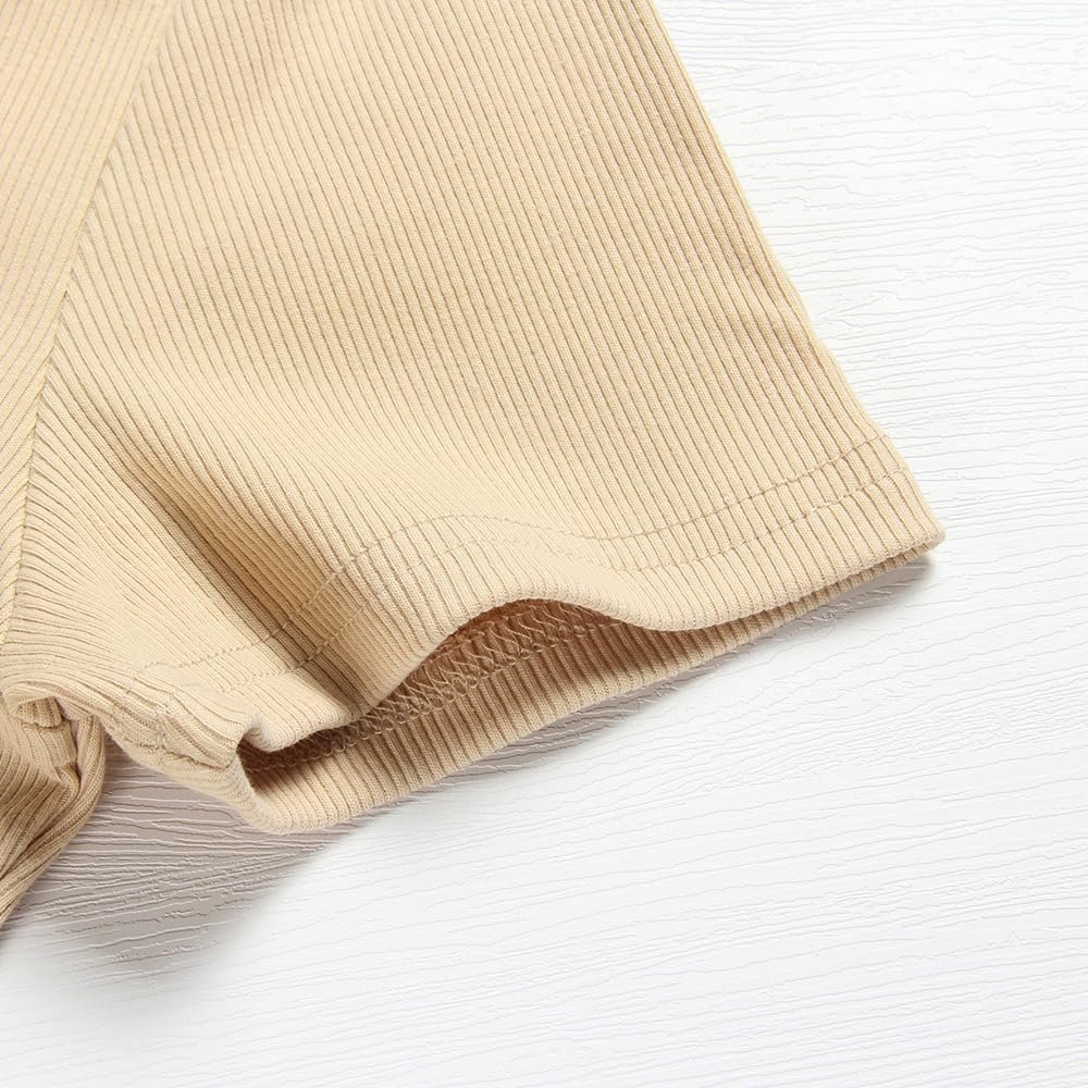 2024 Hot girl short paragraph navel sweater female summer sexy slim wooden ears short crop top ribbed knitted sexy t shirt