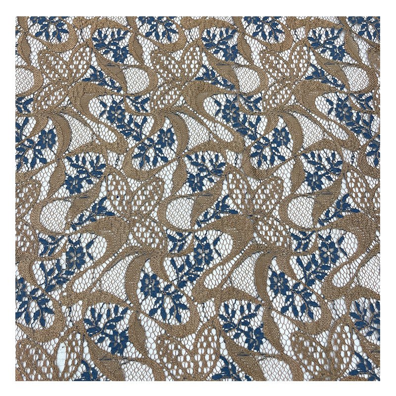 Multicolor Lace Fabric 100% Cotton Luxury Elegant Dress Decorative Table Fabric K1034 Full Embroidered Clothes Mesh Fabric