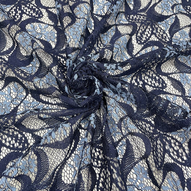 Multicolor Lace Fabric 100% Cotton Luxury Elegant Dress Decorative Table Fabric K1034 Full Embroidered Clothes Mesh Fabric