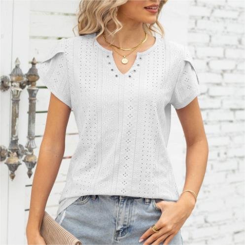 New Comfortable Casual Ribbed Sports Short Sleeve T-shirt Top Square Neck Woman Slim Crop Top Breathable Quick Dry Sustainable