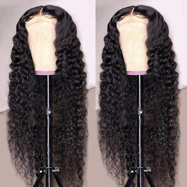 Wholesale Cheap Raw Indian Virgin Kinky Curly Human Hair Lace Frontal Wig Natural Human Hair Lace Front Wig
