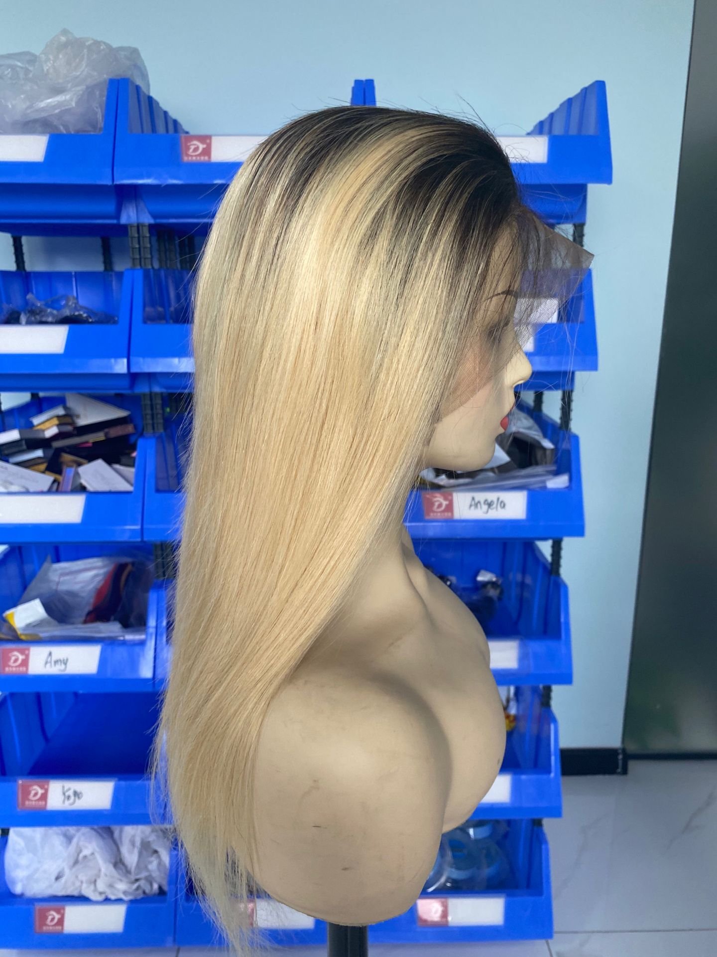 Made Cheap Price Small Knots Full Lace Wigs New Arrival Korea Large in Stock 10inch to 20inch Long INDIAN Hair Swiss Lace 1 PC