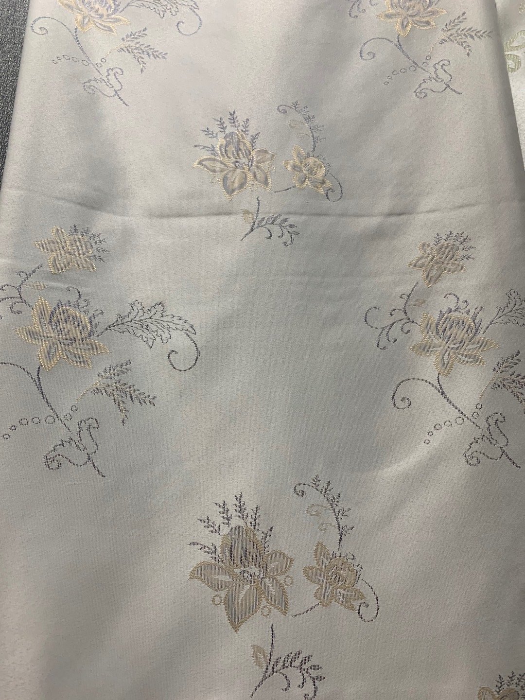 50% Polypropylene 50% polyester woven floral pattern mattress fabric