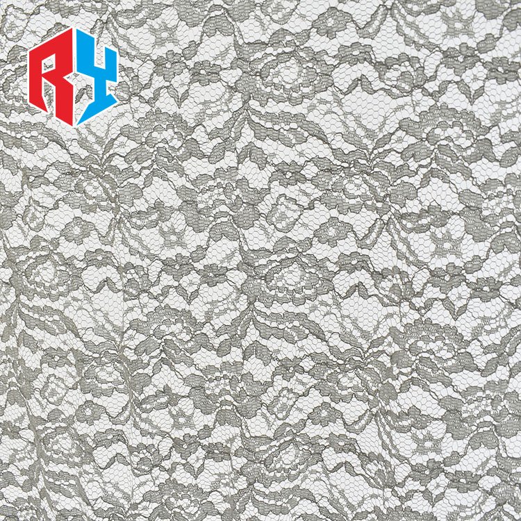 2024 high quality wholesale lace embroidery tulle grey lace fabric for unique clothing