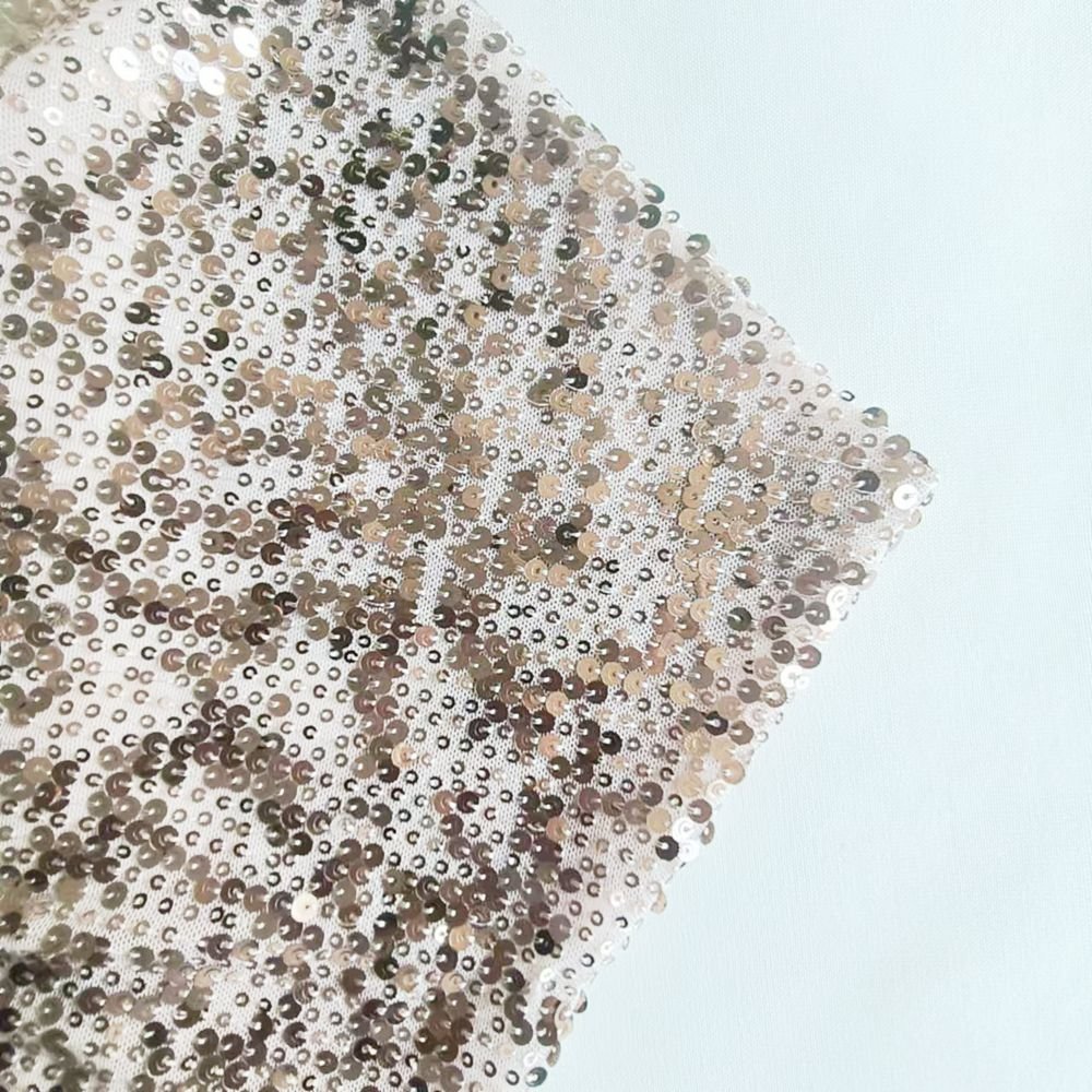 Polyester Sequin Mesh Fabric: Luxurious Sequin Embroidery Fabric for Fashionable Garments