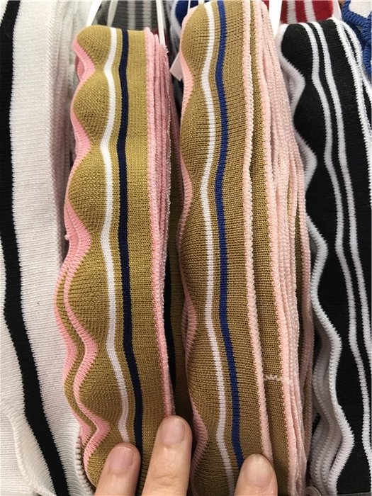 Rib Fabric Knitted Colorful DIY Cloth Accessories Collar Cuffs Hem Bottom Collar